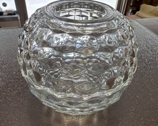 MCM Gorgeous Homco Cubist Crystal Clear Fairy Lamp/Light