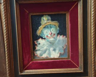 Clown painting 