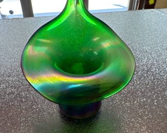 Bohemian Jack-in-the-Pulpit vase