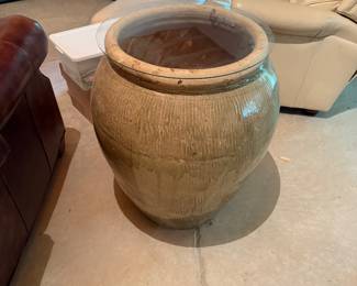 Garden urn. Never been outside used as a table 