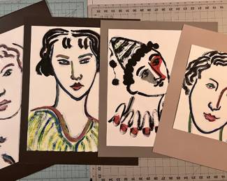 1980s portrait paintings