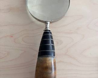 Large horn magnifying glass