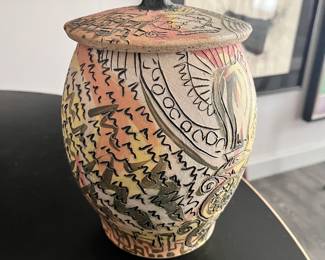 Ceramic handmade Ginger Jar by Texas artist Allee Etheridge