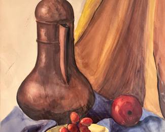 1950s still life painting
