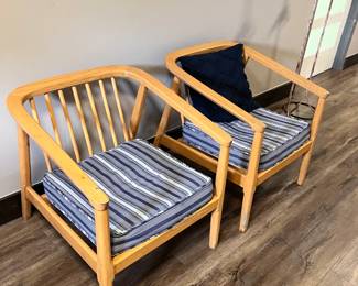 In the style of Folke Ohlsson (could be authentic) pair of chairs