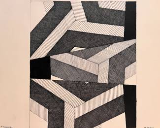 1966 ink drawing