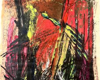1960s Bay Area Abstract Expressionist 26'x36'