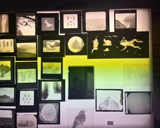 Vintage lightbox with 4 boxes of slides