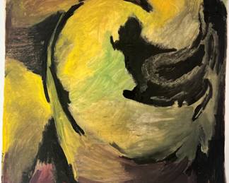 1960s Bay Area Abstract Expressionist 26'x36'