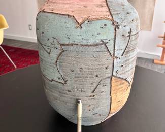 Michael Gubkin Large ceramic vessel from LA gallery