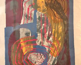 1960s Silkscreen CA artist