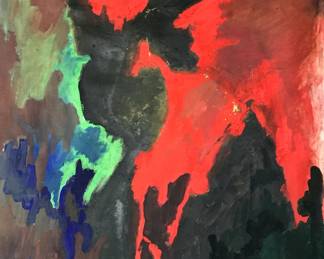 1960s painting after Clyfford Still