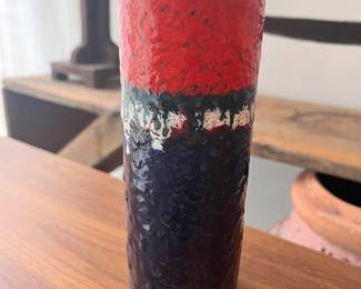 West German Fat Lava vase