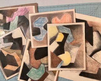 Pastel abstracts