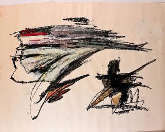 1960s Bay Area Abstract Expressionist 26'x36'