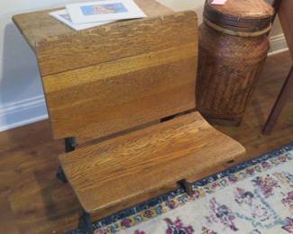 Antique school desk