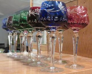 German crystal stemware