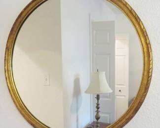 Vintage round mirror