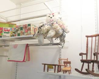 European toys, doll furniture