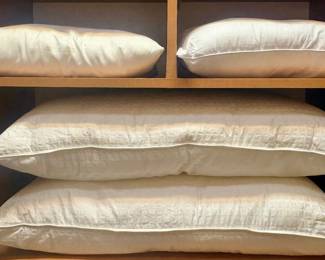 King and standard pillows