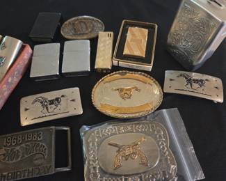 Belt buckles & lighters