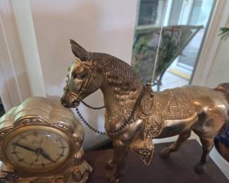 Vintage United Horse clock