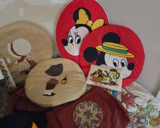 Mickey, Minnie and other handmade items