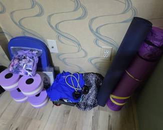 Workout items, water workout items