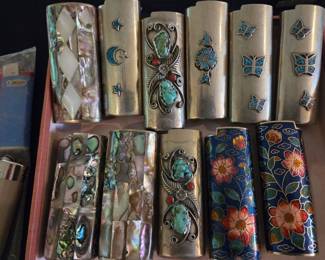 Decorative lighter cases