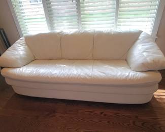 Leather couch, two available