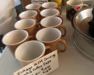 Vintage MCM coffee cups