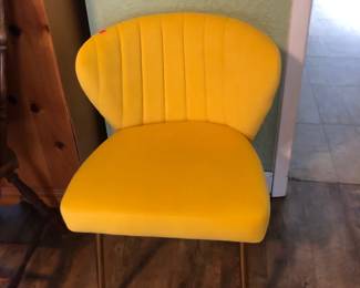 MCM Yellow Chair