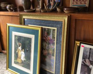 Framed artwork