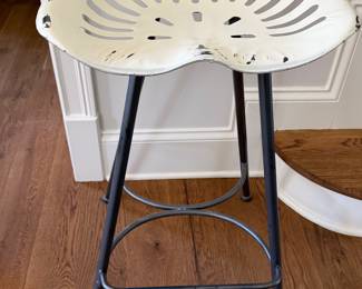 Galvanized Tractor Seat Bar Stool