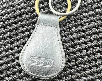 Coach Leather Key Ring