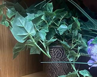 Artificial Ivy Plant in Decorative Planter
