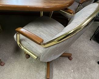Chromcraft Mid-Century Modern Dining Table and Chairs Set