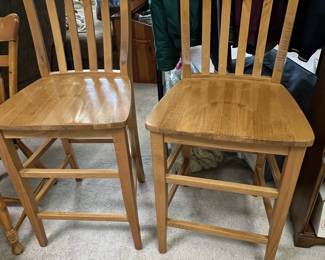 Pottery Barn "Made in Italy" Wooden Dining Chairs (Set of 2)