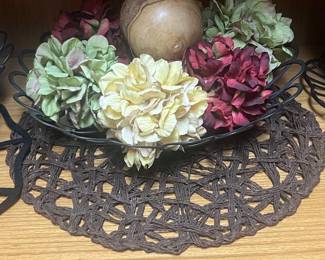 Farmhouse Hydrangea and Gourd Centerpiece