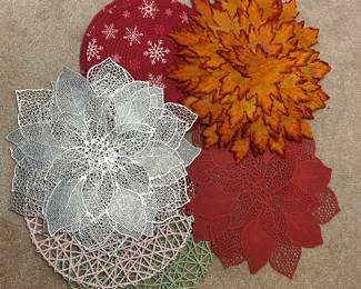 Set of Decorative Seasonal Placemats
