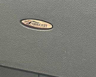 Vintage Forecast Luggage Set - 2 Piece Hard Shell Suitcases