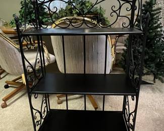 Hobby Lobby Ornate Black Metal Baker's Rack