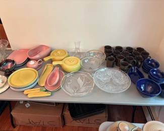 Wright, Cobalt Blue and Pottery