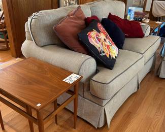 Sealy loveseat, MCM nesting tables