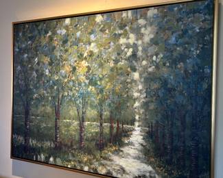 M.W. Whitson Spring Walkway Art