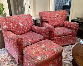 Club Chair and Ottoman
