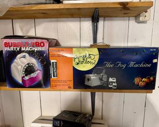 Fog and Bubble Machines