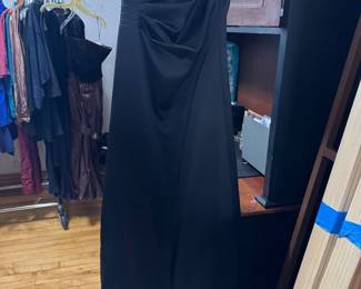 Black evening gown