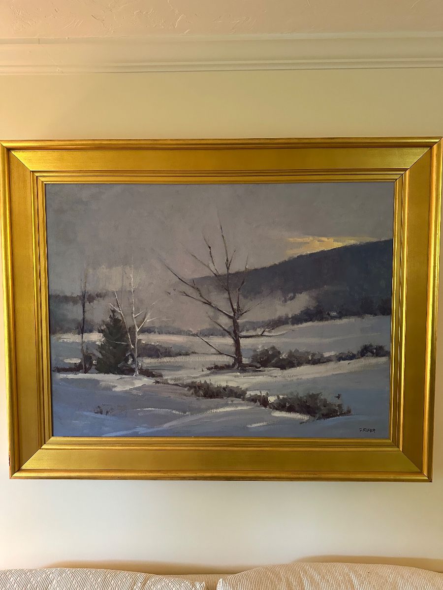 Gary Fifer Oil on Canvas. 48" x 38" Plain-air