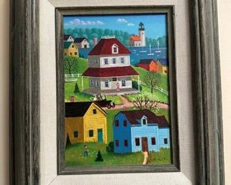 Steve Klein Oil Painting Framed - small